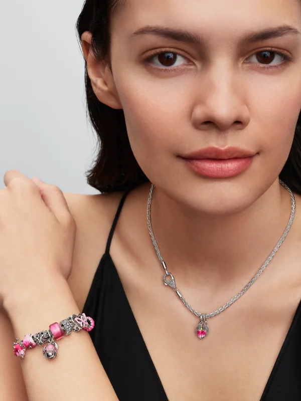 (image for) Pandora Entwined Heart & Butterfly Charm - 794475C01 - View 4