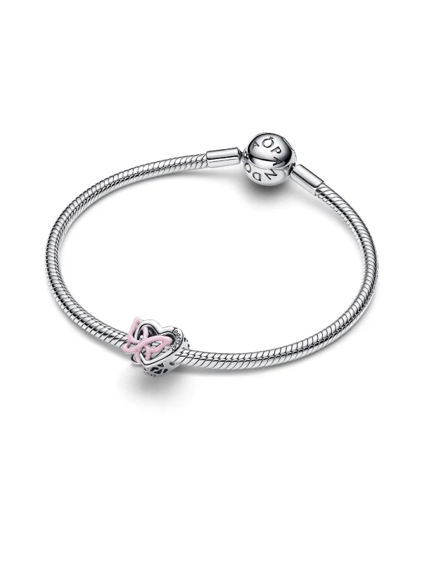 (image for) Pandora Entwined Heart & Butterfly Charm - 794475C01 - View 5