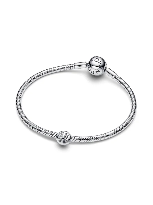 (image for) PANDORA Peace Charm 794512C00 Sterling Silver Mini Charm - View 4