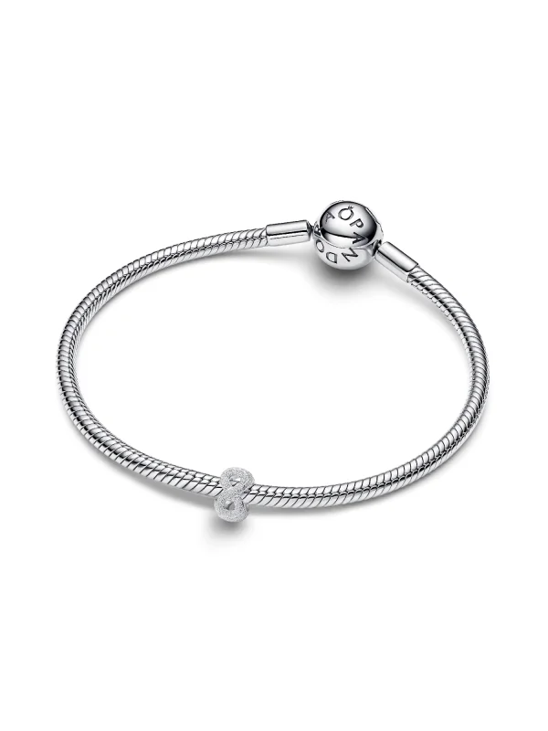 (image for) Pandora Textured Infinity Symbol Mini Charm - 794523C00 - View 3
