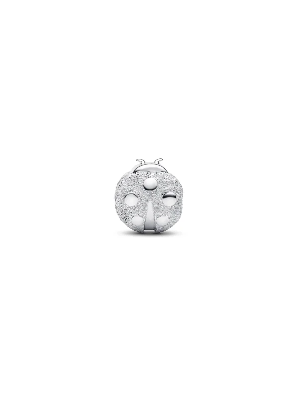 (image for) Pandora Textured Ladybird Mini Charm - 794527C00 - View 3