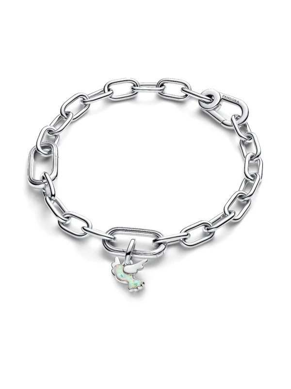 (image for) Pandora White Dove Mini Dangle Charm - 794566C01 - View 3