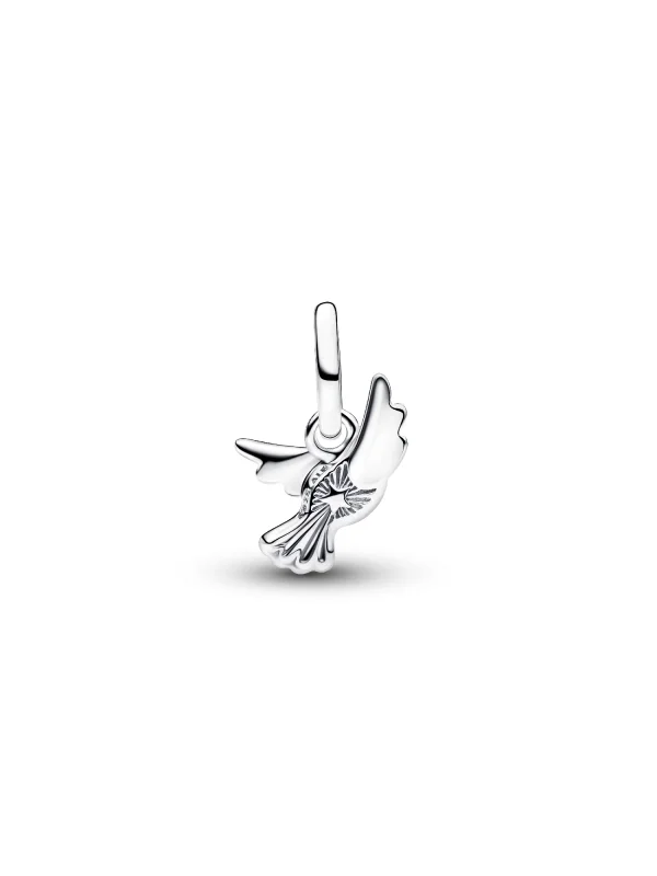 (image for) Pandora White Dove Mini Dangle Charm - 794566C01 - View 5