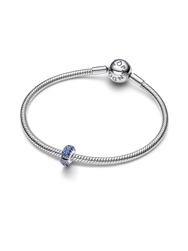 (image for) Pandora Royal Blue Stone Clip Charm - 794700C01 - View 5
