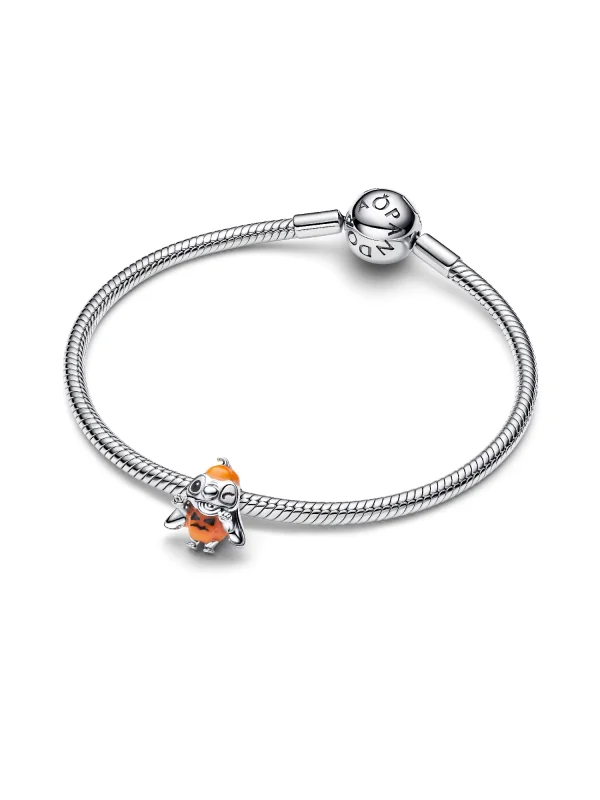 (image for) Pandora Disney Stitch Halloween Pumpkin Charm - 794730C01 - View 6