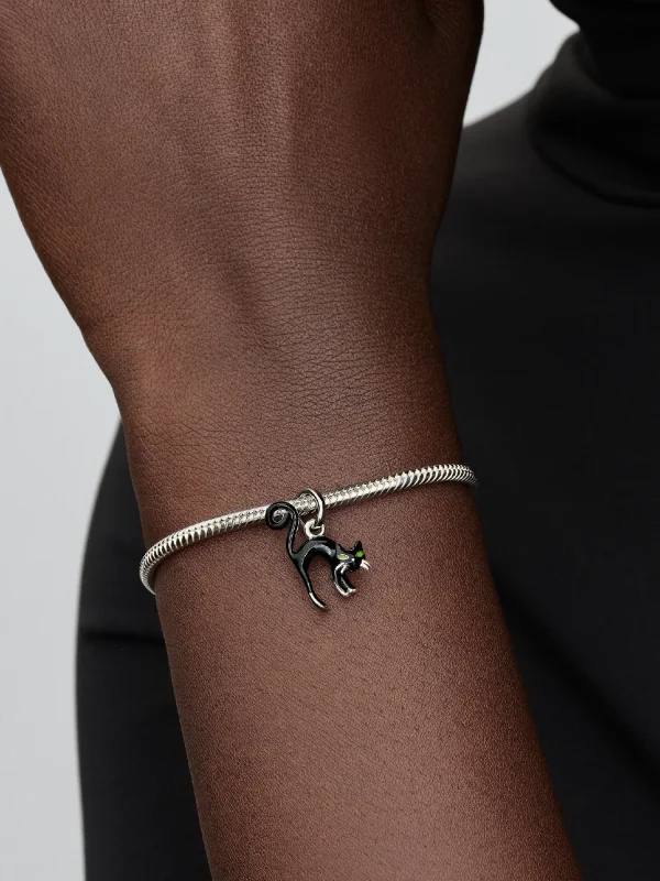 (image for) Pandora Black Cat Dangle Charm - 794769C01 - View 2