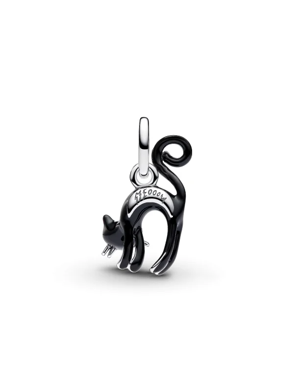 (image for) Pandora Black Cat Dangle Charm - 794769C01 - View 3