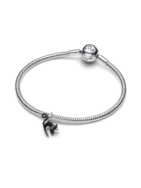 (image for) Pandora Black Cat Dangle Charm - 794769C01 - View 5