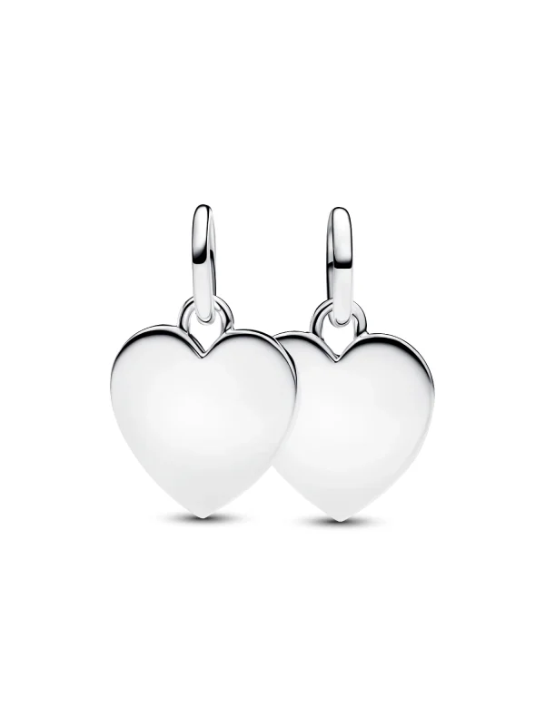 (image for) Pandora Engravable USA Hearts Splittable Dangle Charm - 794920C01 - View 3