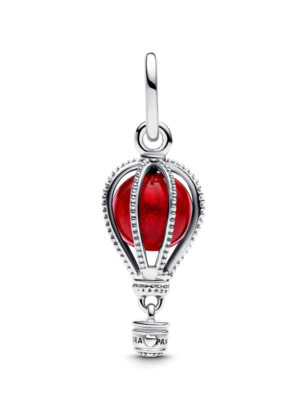 (image for) Pandora Hot Air Balloon Murano Glass Dangle Charm - 798064C01 - View 4