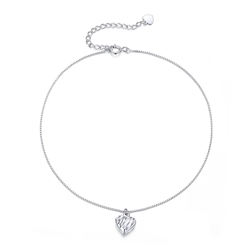 (image for) Pandora Style Silver Beautiful Love Anklet - SCT013 - Product Image
