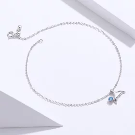 Pandora Style Silver Mermaid Tail Anklet - SCT004 Pandora Style Silver Mermaid Tail Anklet - SCT004