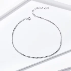 Pandora Style Silver Simple Anklet - SCT002 Pandora Style Silver Simple Anklet - SCT002