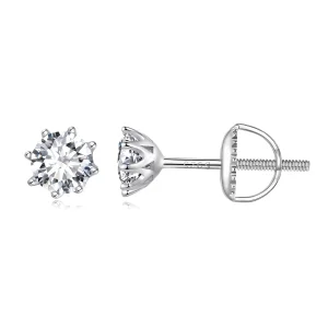(image for) Pandora Style 0.5 Carat Moissanite Hoops Earrings - MSE019-S