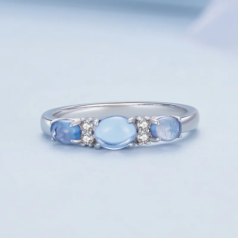 (image for) Pandora Style 3 Stones Ring - BSR427 - View 3