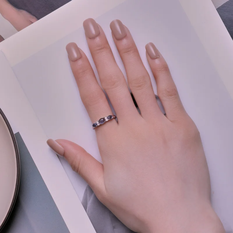 (image for) Pandora Style 3 Stones Ring - BSR427 - View 4