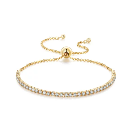 Pandora Style Affectionately Gold Plated Bracelet - SCB029-B Pandora Style Affectionately Gold Plated Bracelet - SCB029-B