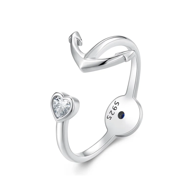 (image for) Pandora Style Anchor Compass Open Ring - SCR935 - Product Image