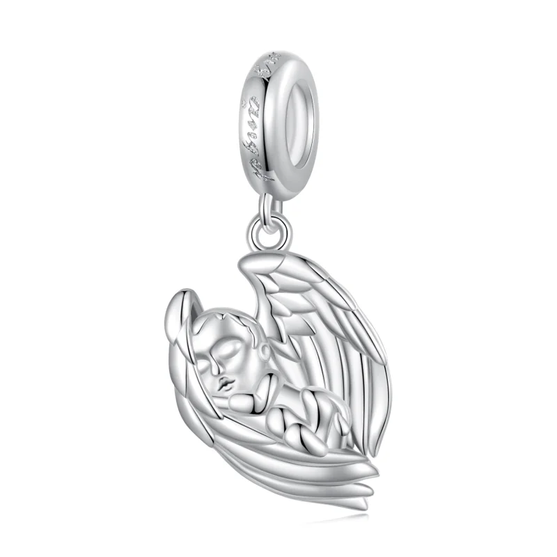 (image for) Pandora Style Angel Baby Pendant Charm - BSC851 - Product Image