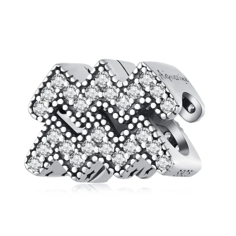 (image for) Pandora Style Aquarius Lucky Zodiac Charm - SCC2516-12 - Product Image
