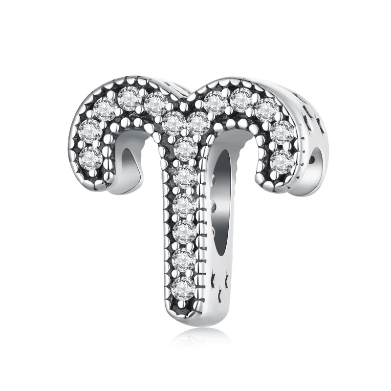 (image for) Pandora Style Aries Lucky Zodiac Sign Charm - SCC2516-1 - Product Image