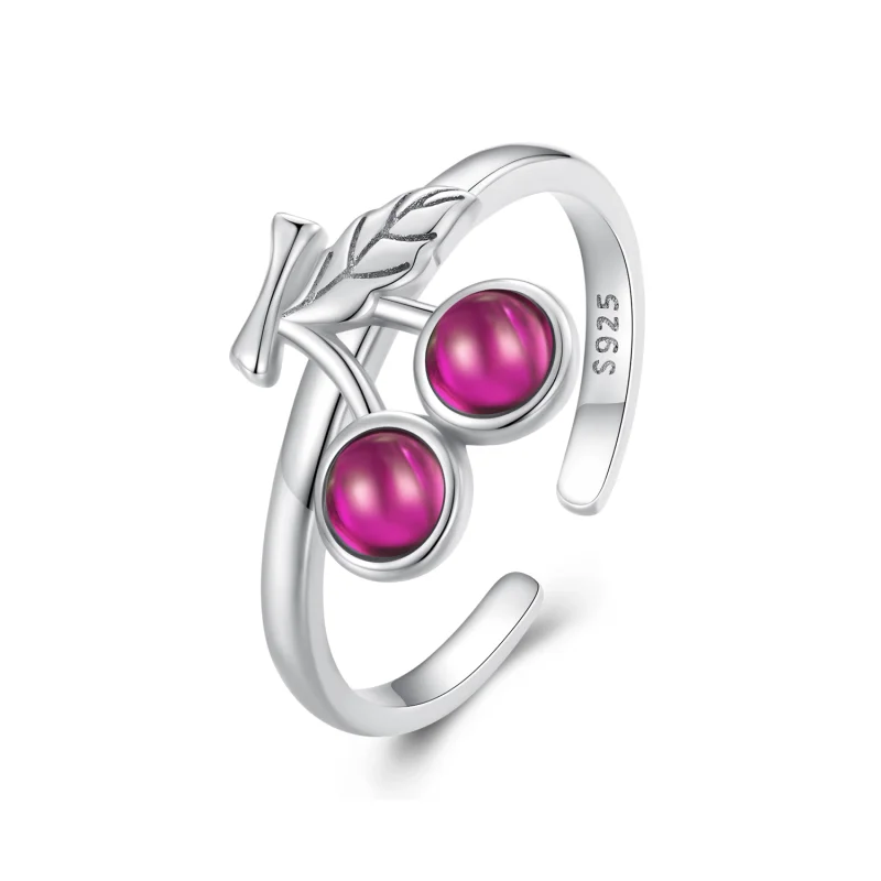 (image for) Pandora Style Cherry Open Ring - SCR936 - Product Image
