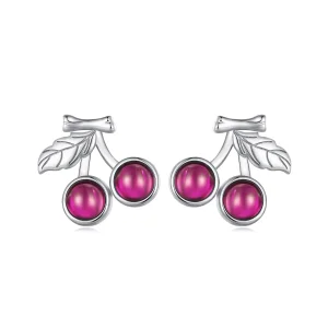 (image for) Pandora Style Cherry Stud Earrings - SCE1604