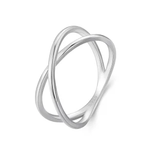 (image for) Pandora Style Crossover Ring - SCR543-A