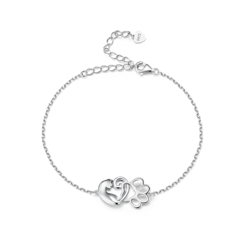 (image for) Pandora Style Cute Cat Bracelet - SCB253 - Product Image
