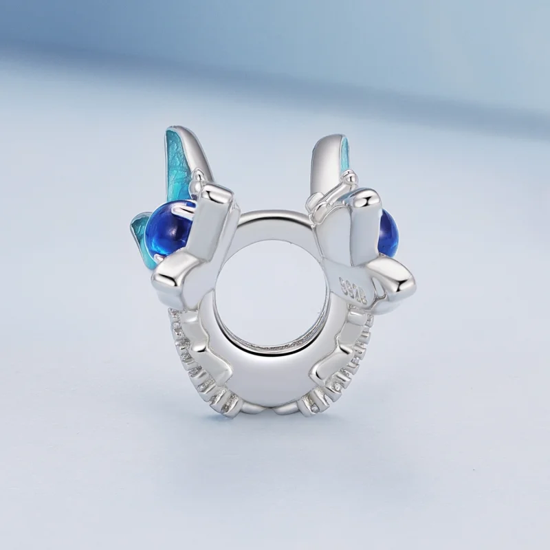 (image for) Pandora Style Delicate Dragonfly Charm - BSC859 - View 3