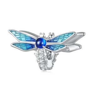 Pandora Style Delicate Dragonfly Charm - BSC859 (image for) Pandora Style Delicate Dragonfly Charm - BSC859