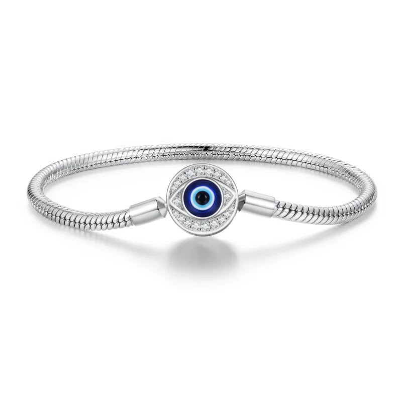 (image for) Pandora Style Devil Eye Basics Chain Bracelet - BSB122 - Product Image