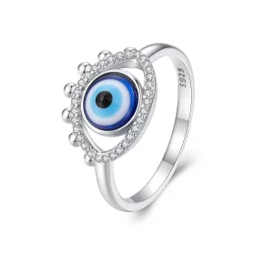 Pandora Style Devil Eye Ring - BSR445 Pandora Style Devil Eye Ring - BSR445