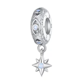 Pandora Style Devil's Eye Star Spacer Charm - BSC857 Pandora Style Devil's Eye Star Spacer Charm - BSC857