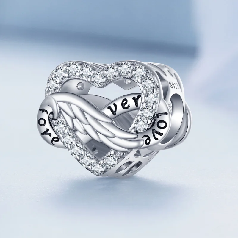 (image for) Pandora Style Eternal Heart Charm - BSC853 - View 2