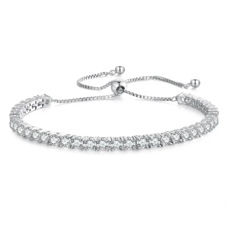(image for) Pandora Style Fine Moissanite Bracelet - MSB005 - Product Image