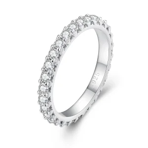 (image for) Pandora Style Fine Moissanite Diamond Ring - MSR028