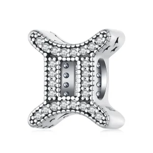 (image for) Pandora Style Gemini Lucky Zodiac Charm - SCC2516-3