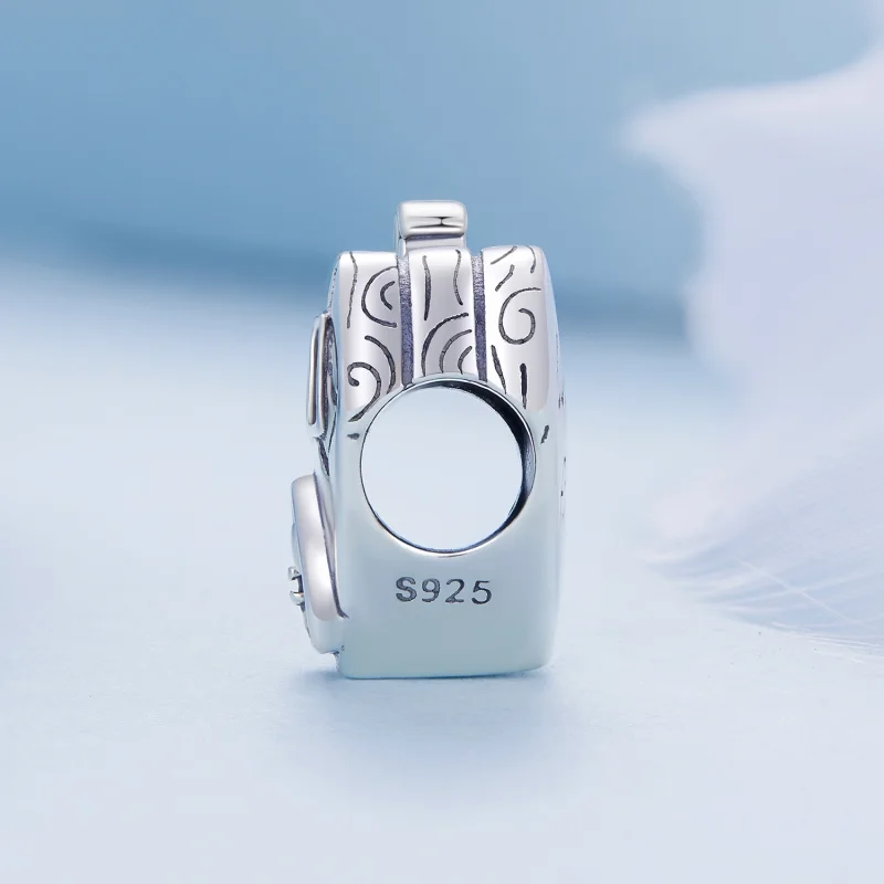 (image for) Pandora Style Heart Shaped House Charm - BSC871 - View 3