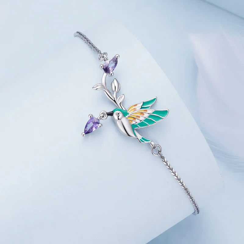 (image for) Pandora Style Kingfisher Bracelet - BSB126 - View 3