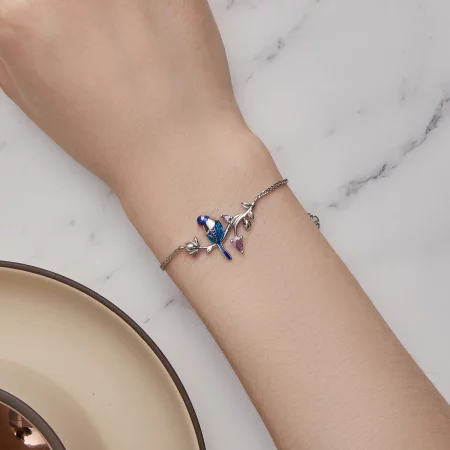 Pandora Style Kingfisher Bracelet - BSB127