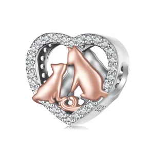 (image for) Pandora Style Kiss The Cat Charm - SCC2517