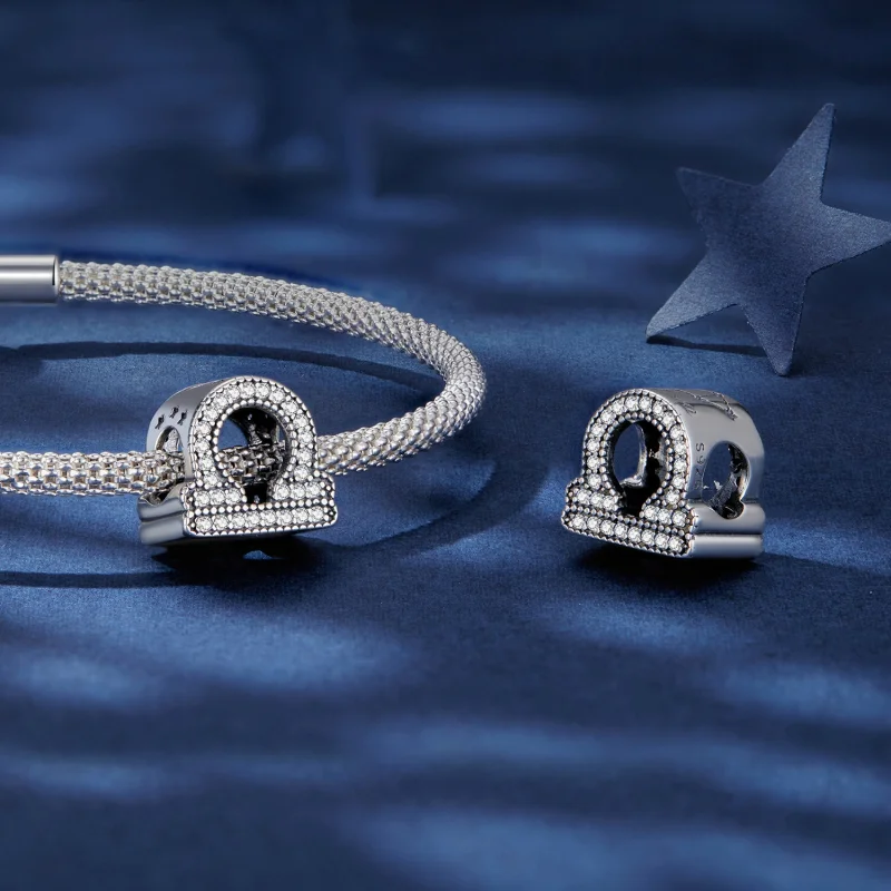 (image for) Pandora Style Libra Lucky Zodiac Charm - SCC2516-7 - View 4