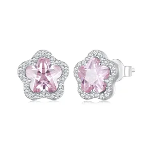 (image for) Pandora Style Little Flower Stud Earrings - BSE850