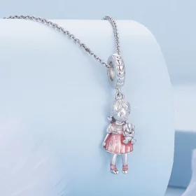 Pandora Style Little Girl Pendant Charm - BSC878 Pandora Style Little Girl Pendant Charm - BSC878