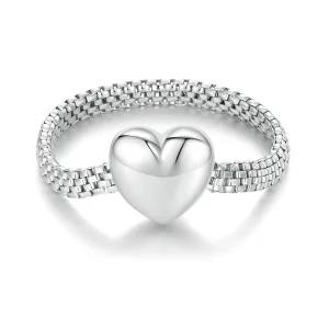 (image for) Pandora Style Love Chain Ring - BSR422