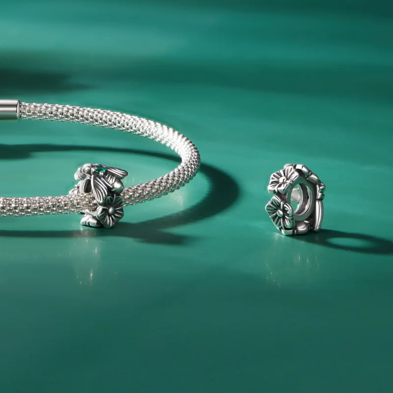 (image for) Pandora Style Lucky Bee Spacer Charm - SCC2526 - View 4