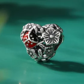 Pandora Style Lucky Ladybug Charm - SCC2524 Pandora Style Lucky Ladybug Charm - SCC2524