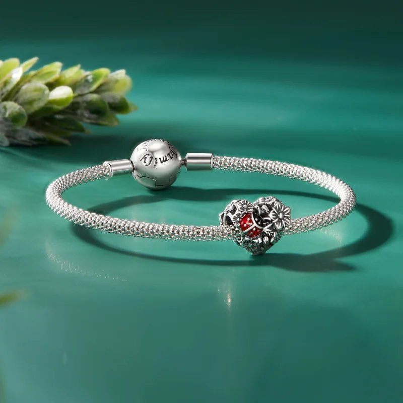 (image for) Pandora Style Lucky Ladybug Charm - SCC2524 - View 5