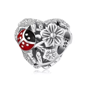 Pandora Style Lucky Ladybug Charm - SCC2524 Pandora Style Lucky Ladybug Charm - SCC2524